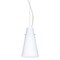 Besa Lighting Cierro Cable Pendant, Opal Matte, Satin Nickel Finish, 1x9W LED 1KX-412407-LED-SN - alternate 1